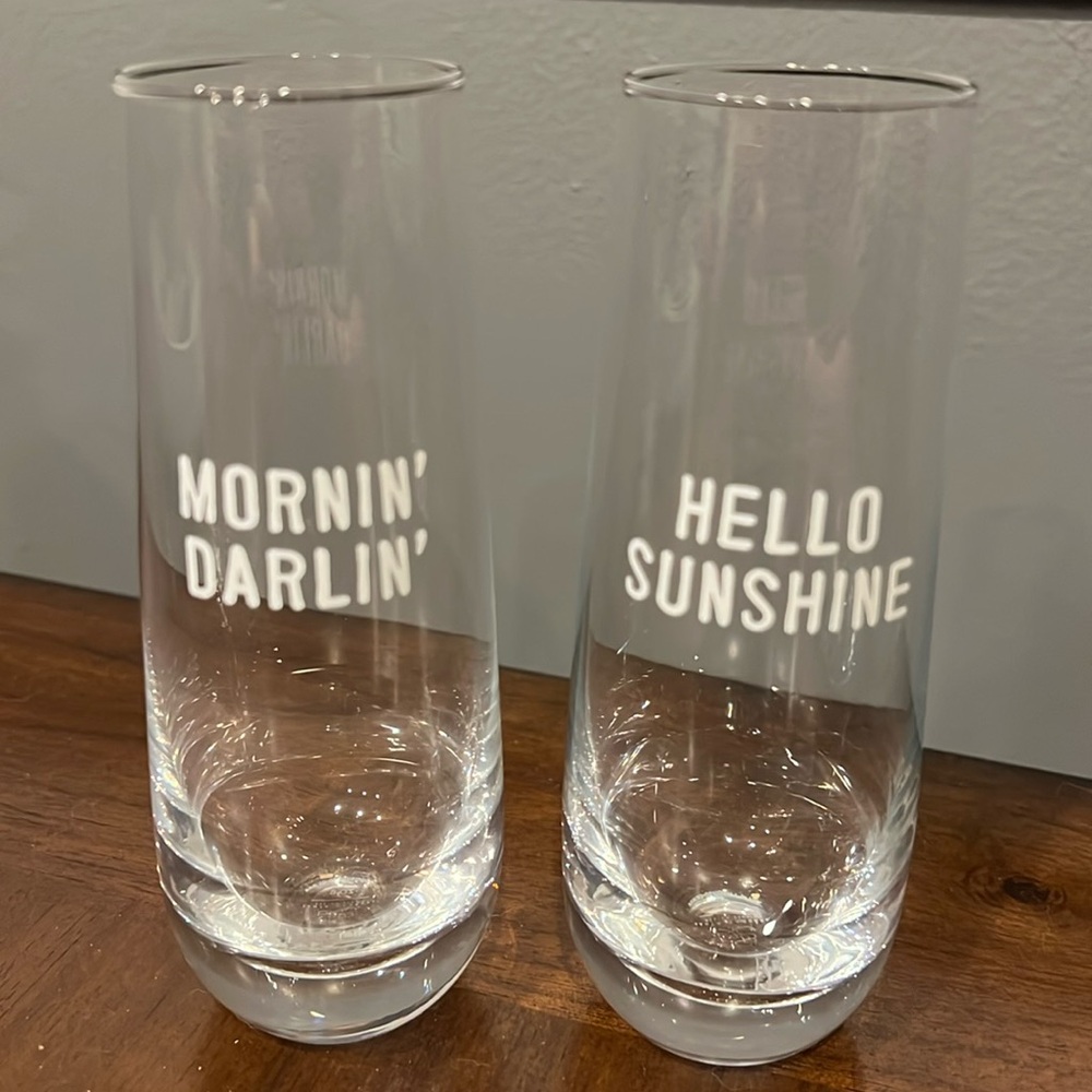 Mimosa glass set